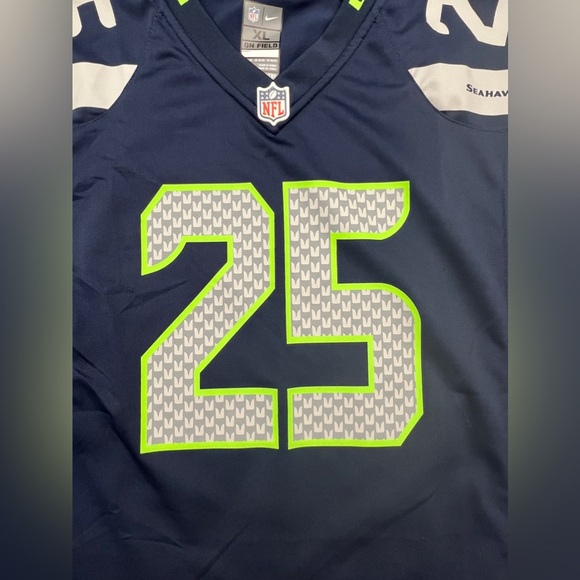 Seattle Seahawks Jersey Shirt Youth XL #25 Richard Sherman On Field NFL - Picture 2 of 7